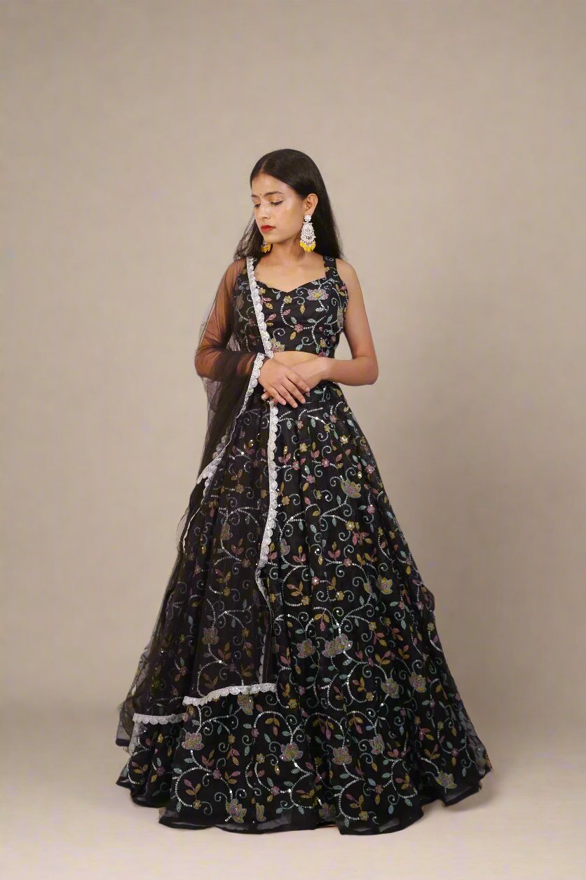 Organza Lehenga for Women