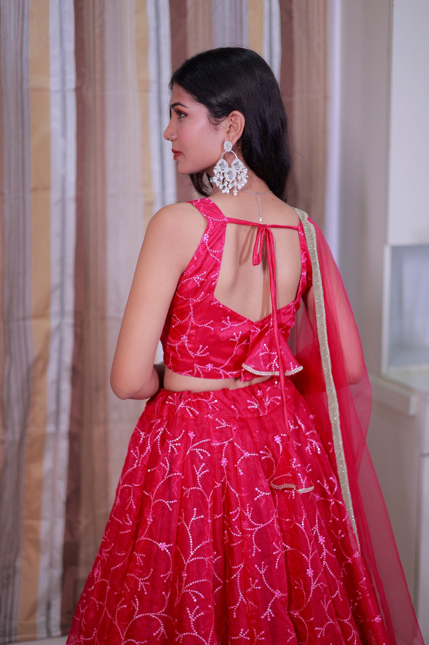 Organza Lehenga for Women