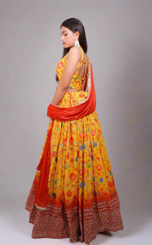 Floral Lehenga