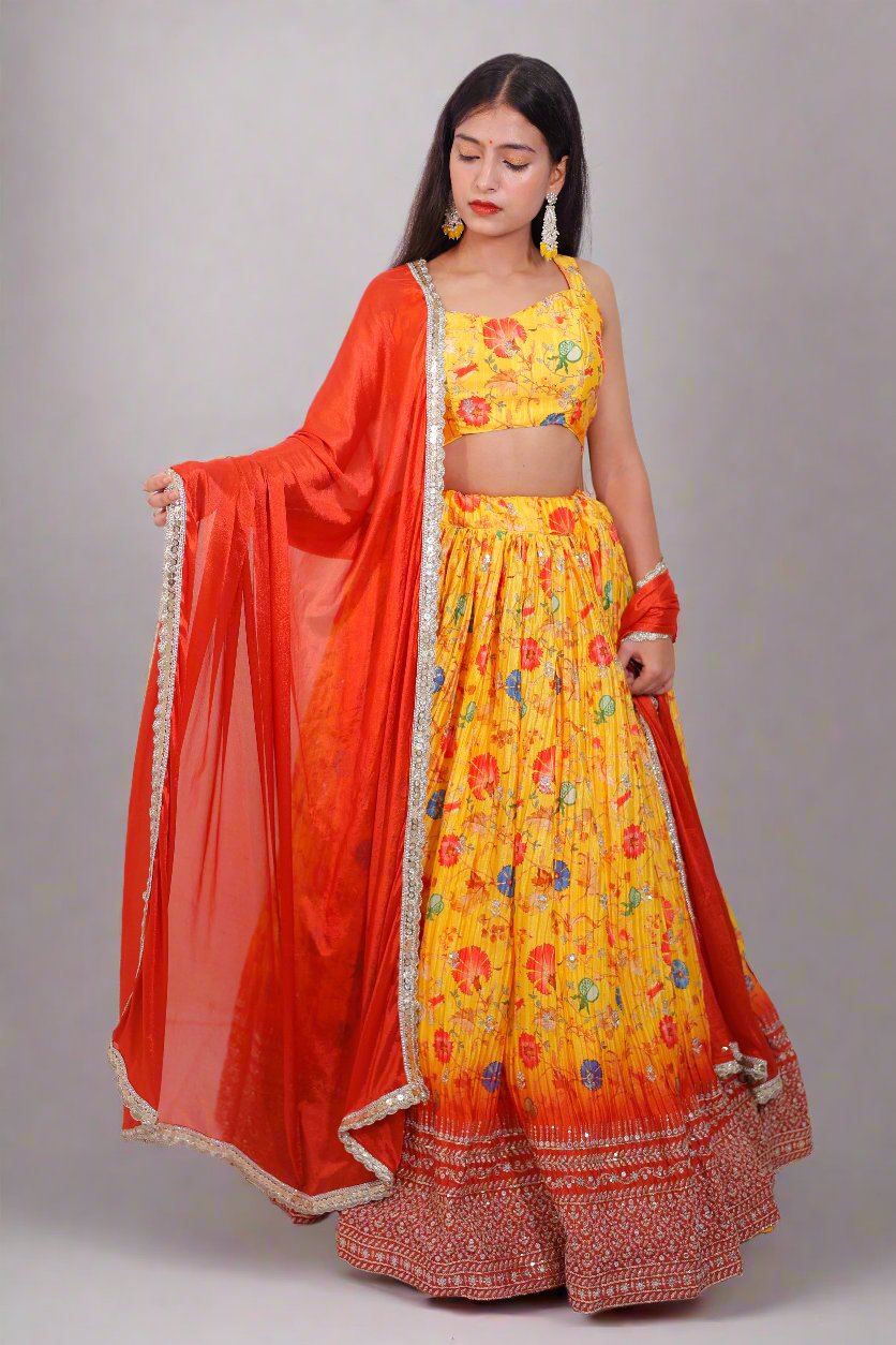 Floral Lehenga