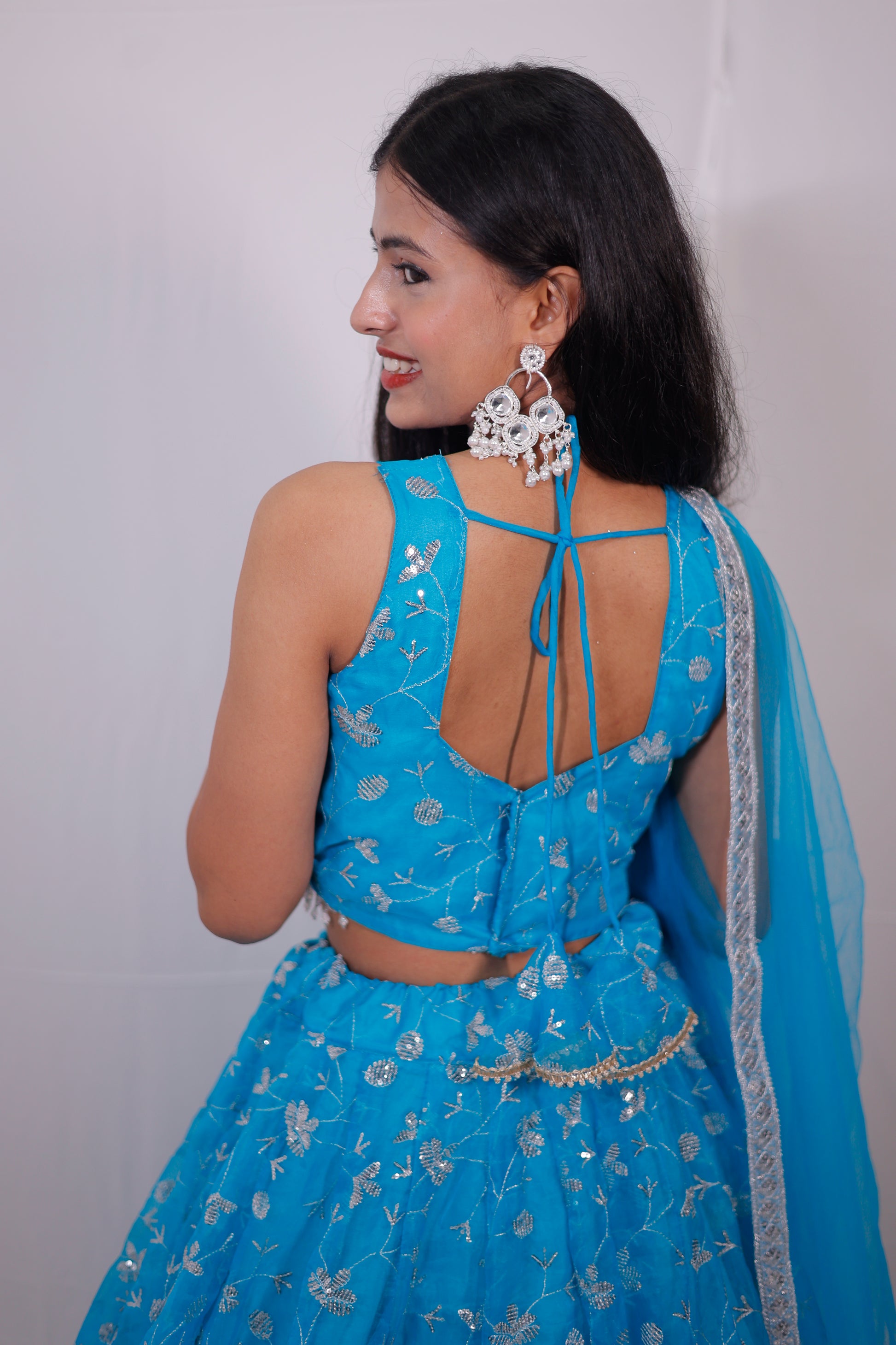 Organza Lehenga for Women 